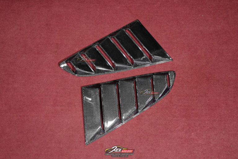 Ford Mustang Rear Side Window Cover OEM Carbon